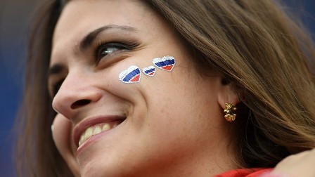 Futbol bayramının gözəlləri -  FOTOLAR